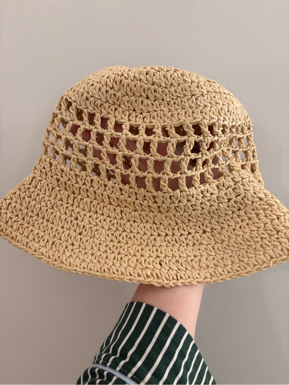 H&M Straw Bucket Hat